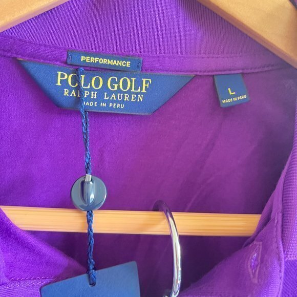 BUNDLE OF 2 NEW POLO GOLF RALPH LAUREN PERFORMANCE MENS POLO SHIRT TOP SIZE L - Picture 2 of 6